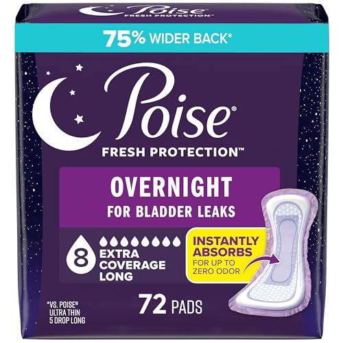 Poise Overnight Incontinence And Postpartum Pads For Bladder Leaks 8