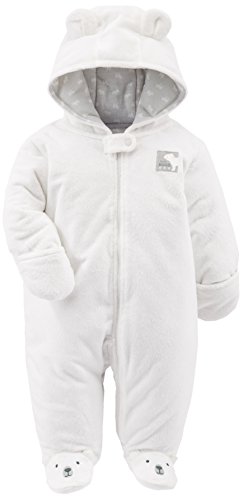 Simple Joys Kid's Baby Pram Ivory Bear Outerwear, Ivory, 6-9 Months