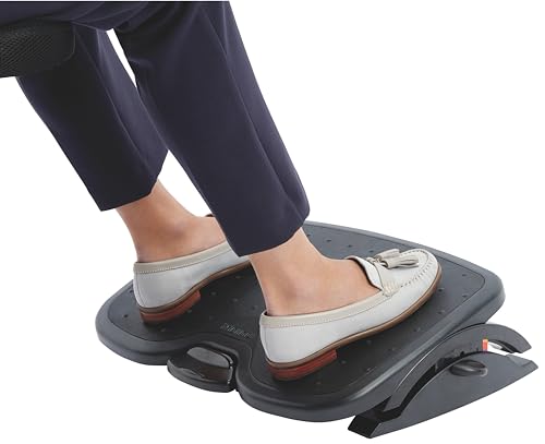 Kensington SoleMate Plus Adjustable Footrest with SmartFit System KMW52789 Each BlackVIVO Ergonomic Height Adjustable F