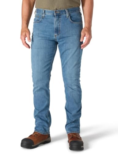 Carhartt Men's Relaxed Straight Rugged Flex Jean, Coldwater, W38 x L32