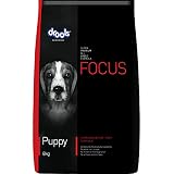 Drools Focus Puppy Super Premium Dog Food, Taurine for Healthy Heart, Healthy Skin and Beautiful Coat, Suitable for All Breed Sizes, allergen-Free - (8 Kg/282 Ounce)