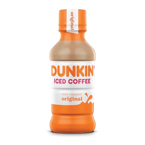 Dunkin' Donuts Original Iced Coffee Bottle, 13.7 fl oz (Packaging may vary)