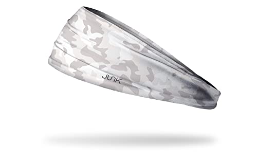 JUNK Brands Big Bang Lite Headband - Moisture-Wicking, Performance Fabric, Non-Slip, Sports Sweatband for Men & Women - One Size - Delta Force