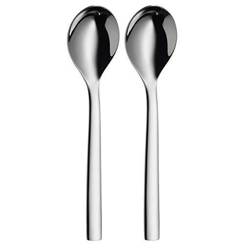🔥 STARKER PREIS (-41%) WMF Nuova Müslilöffel Set 2-teilig, 16,5 cm, Joghurtlöffel, Müsli Löffel Cromargan Edelstahl, Teelöffel, Kaffeelöffel poliert spülmaschinengeeignet