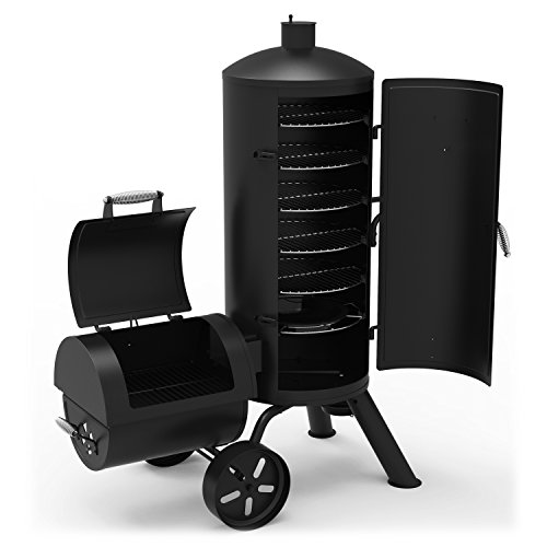 Dyna-Glo Heavy-Duty Vertical Offset Charcoal Smoker & Grill Best Smoker Bring the smokehouse home