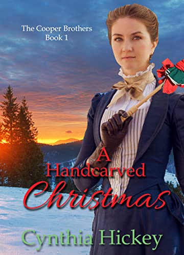 Handcarved Christmas book cover