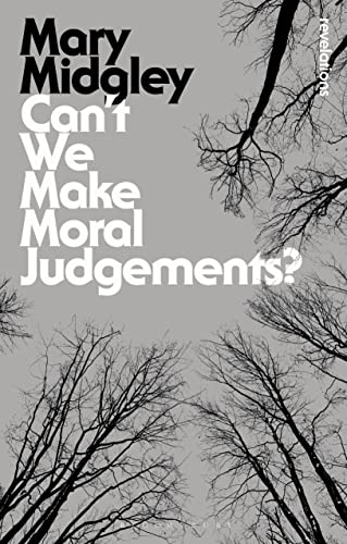 Can't We Make Moral Judgements? (By: Mary Midgley) cover