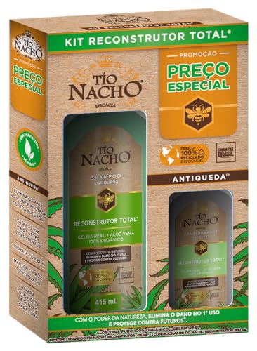 Tío Nacho Reconstrutor Kit Shampoo 415ml + Condicionador 200ml - Antiqueda