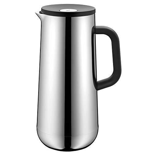 (-62%) WMF Impulse Isolierkanne Edelstahl 1l, Isolierkanne für Kaffee oder Tee, Cromargan, Druckverschluss, hält Getränke 24h kalt & warm