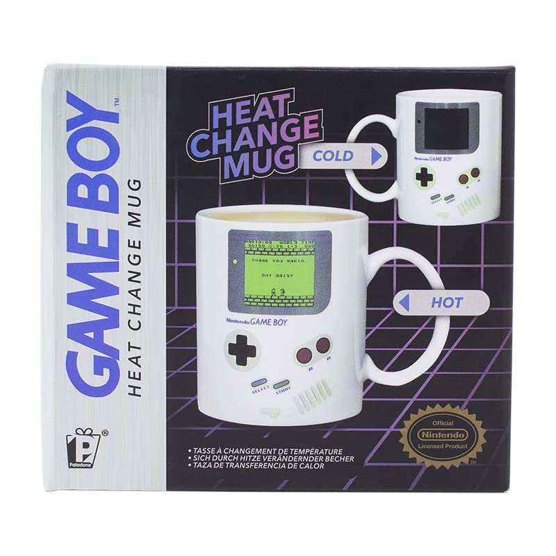 (-22%) Gameboy Thermoeffekt-Tasse - Offiziell lizenziertes Geschenk für Gamer, Nerds, Nintendo-Fans, Männer & Retro-90er-Jahre-Fans, 290 ml (10 Fl Oz)