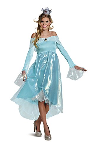 Disguise Women's Rosalina Deluxe Adult Costume, Blue, Large