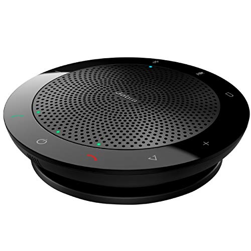 Jabra Speak 510 MS USB & Bluetooth Conference Speakerphone | Microsoft Teams & Skype Certified | Portable Speakerphone for Meetings | 360° Omni-Direct