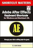 Adobe After Effects Keyboard Shortcuts For Widows And Macintosh Os Shortcut Matters Book 36