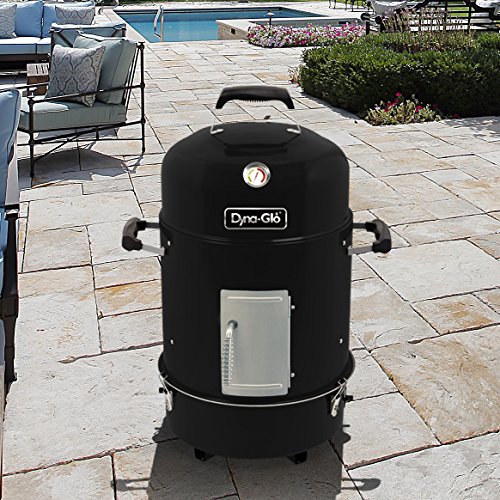Dyna-Glo Compact Charcoal Bullet Smoker Compact Smoker A compact, affordable, entry-level steel