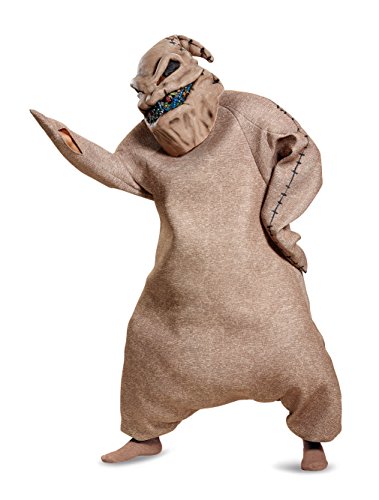 Disguise Men's Oogie Boogie Prestige Adult Costume, Brown, Medium