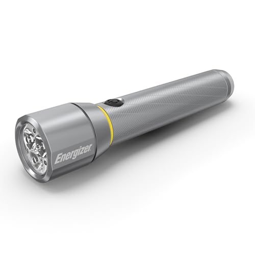 Energizer Vision HD Extra Performance LED Flashlight with Digital Focus, Durable and Bright Flashlight for Hurricane Supplies and Camping Gear, Flash Light with AA Batteries Included, Pack of 1