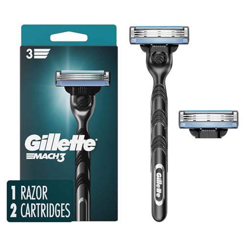 Mach3 Razor For Men 1 Razor Handle 2 Blade Refills