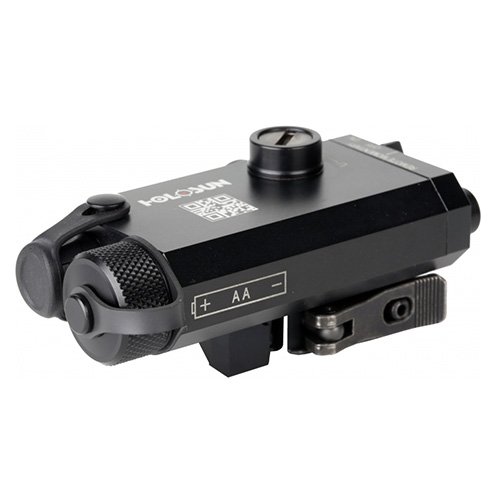 HOLOSUN LS117 Single Green Laser for Long Guns | Waterproof Lightweight Durable Aluminum Black Gun Laser with QD Release Picatinny Rail Mount, Remote Cable Switch, T10 L Key & Battery Included