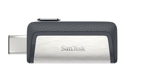 SanDisk 256GB Ultra Dual Drive USB Type-C - USB-C, USB 3.1 - SDDDC2-256G-G46,Black