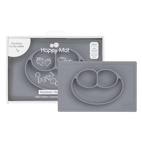 ezpz Mini Mat silicone suction placemat and plate for baby