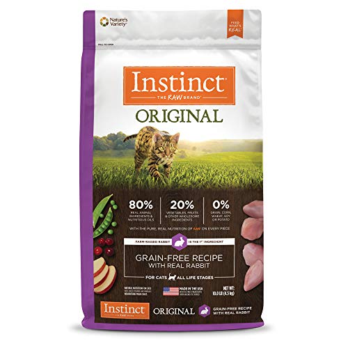 Nature's Variety Instinct Original, Grain-Free Recipe with Real Rabbit Raw Diet If you're hunting
