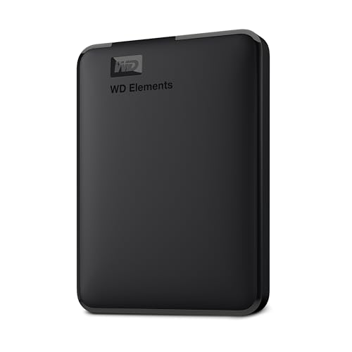 Western Digital WD 1.5TB Elements Portable Hard Disk Drive, USB 3.0, Compatible with PC, PS4 and Xbox, External HDD (WDBU6Y0015BBK-WESN) Western Digit