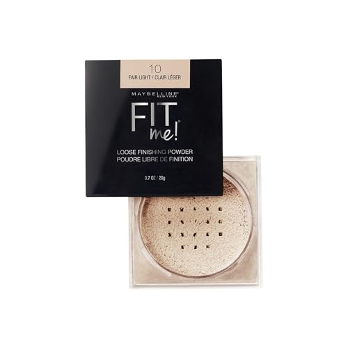 Maybelline Fit Me Loose Setting Powder, Face Powder and Finishing Makeup, Fair Light, 1 Count
