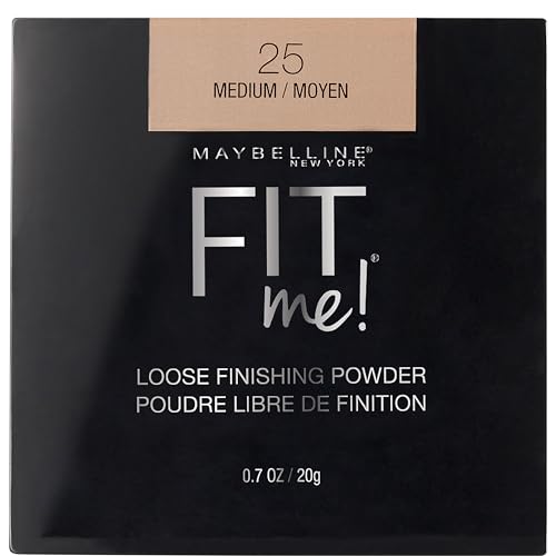 New York Fit Me Loose Finishing Powder, Silky and Lightweight, Natural-looking beautiful skin, Quick blendable skin-friendly flawless makeup Loose Pow