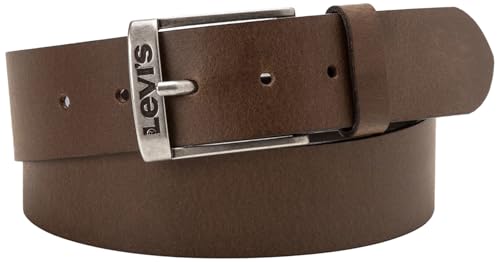 (-25%) Levi's Herren NEW DUNCAN Gürtel, Braun (Dark Brown), 105