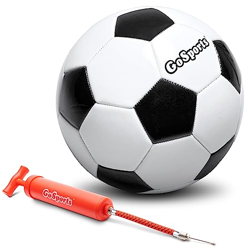 GoSports Classic Soccer Ball - Size 3 - with Premium Pump