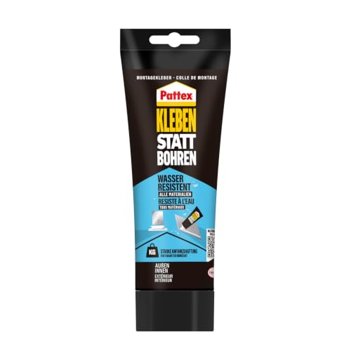 (-40%) Pattex Montagekleber Kleben statt Bohren Wasserresistent, Weiß, 1x340g