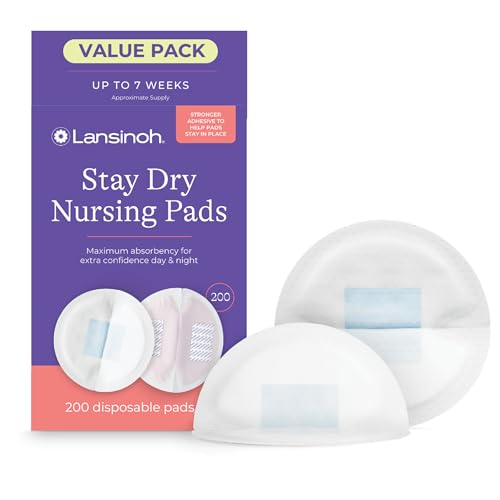 Lansinoh Stay Dry Disposable Nursing Pads 200 Count