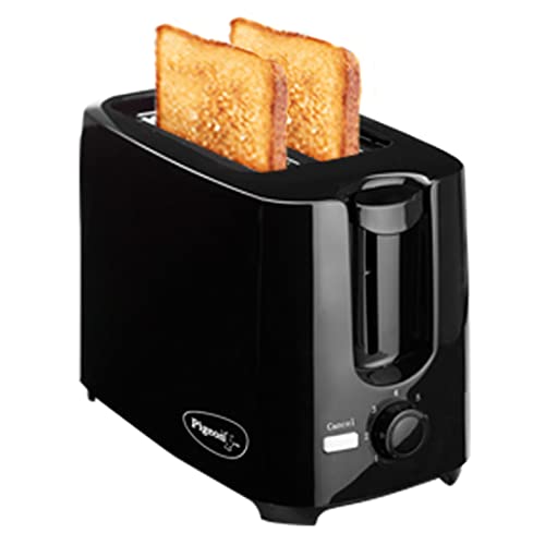 2 Slice Auto Pop up Toaster. A Smart Bread Toaster for Your Home (750 Watts) (Black)