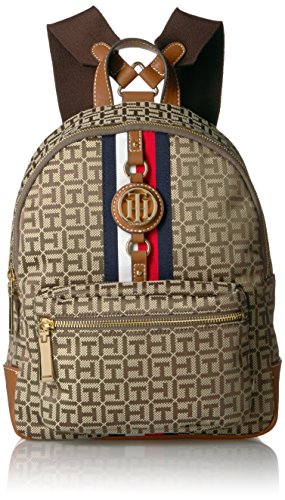 tommy hilfiger beige backpack