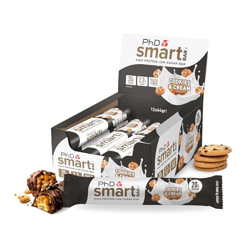 🔥 STARKER PREIS (-35%) PhD Smart Protein Bar, 12 x 64g, Cookies and Cream