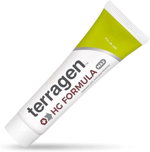 Terragen HG Formula MAX Genital Sores Cream by terrasil, Fast Soothing Natural Treatment for Effective Outbreak Support for Men and Women (14g)