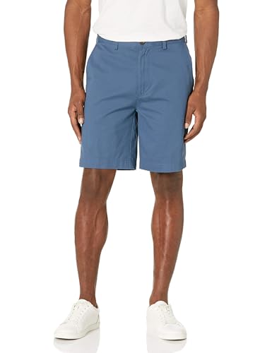 Amazon Essentials Men's Classic-Fit 9" Chino Shorts, Deep Blue, 33