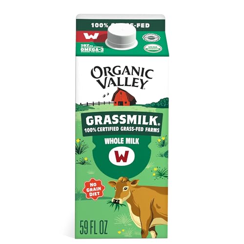 Organic Valley Grassmilk, 100% Grass Fed Whole Milk, Organic, 64 Fl Oz