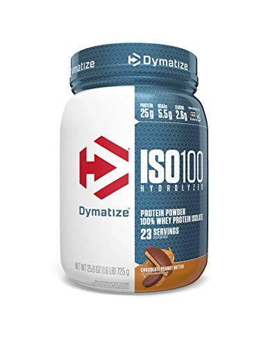 Dymatize ISO100 Hydrolyzed Protein Powder Chocolate Peanut Butter 1.6lb