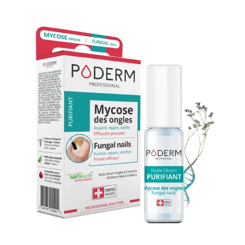 PODERM Traitement Mycose Ongle 2en1 Antifongique Swiss Made