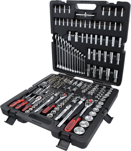 (-27%) KS Tools 918.0216 1/4"+3/8"+1/2" CHROMEplus Steckschlüssel-Satz, 216-tlg