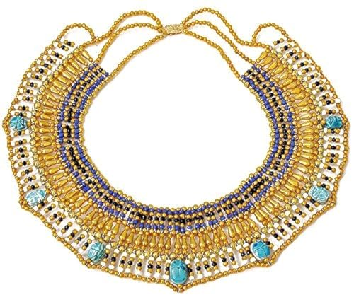 Arsimus Cleopatra Necklace Collar Choker Ancient Egyptian Costume Belly Dance