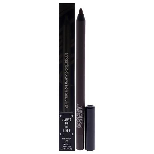 Smashbox Always On Gel Eye Liner | 24-Hour Waterproof Eye Liner Pencil | Long Lasting with Pigment-Rich Formula, 0.04 Ounce, Brewed