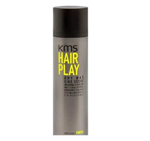 KMS HAIRPLAY Flexible Hold Texturizing Dry Wax Finishing Hairspray, 4.1 Oz