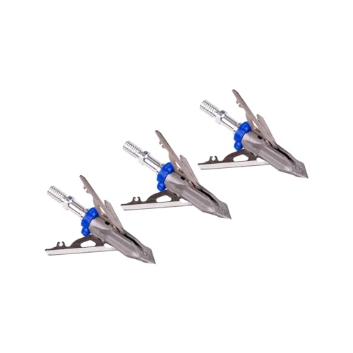G5 Outdoors Deadmeat 100% Steel Expandable Standard Broadhead (3 Pack + Practice Tip) (Made in The USA)