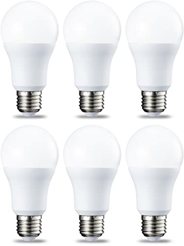 🔥 SELTEN SO GÜNSTIG (-40%) Amazon Basics LED-Leuchtmittel, Edison-Schraubgewinde E27, 10 W (entspricht 75-W-Glühbirne), Kaltweiß, nicht dimmbar, 6er-Pack