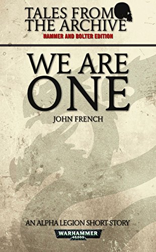 We Are One (By: John French) cover