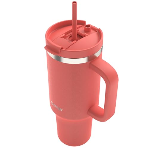 🔥 SELTEN SO GÜNSTIG (-47%) Contigo Streeterville Tumbler Thermobecher | Griff & Strohhalm | 29h kalt