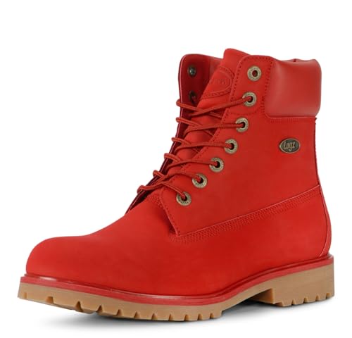 Lugz Men's Convoy Fashion Boot, Mars Red/Gum, 11