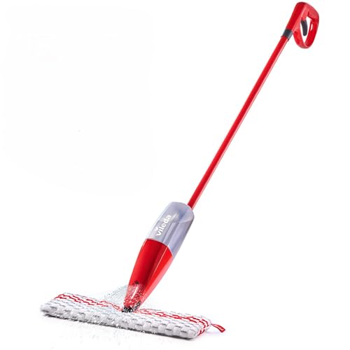 (-34%) Vileda Spray & Clean Sprühwischer mit Tank zur feuchten Reinigung von Fliesen, Parkett und Laminat